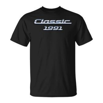 32 Year Old Vintage Classic Car 1991 32Nd Birthday V2 Unisex T-Shirt | Mazezy DE