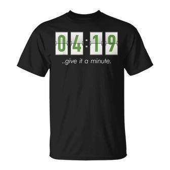 420 Clock 419 Subtle Stoner Marijuana Weed Humor Unisex T-Shirt | Mazezy CA