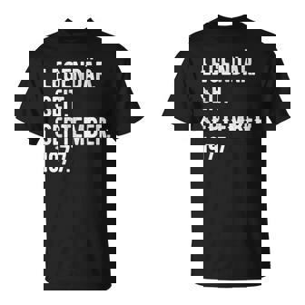 46 Geburtstag Geschenk 46 Jahre Legendär Seit September 197 T-Shirt - Seseable