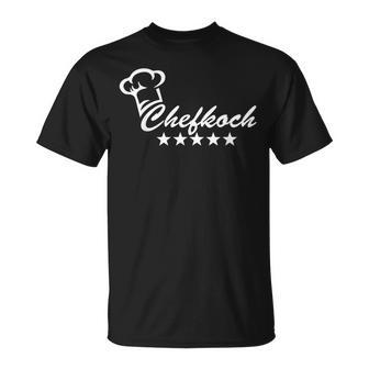 5 Star Chef Chefs Hat Chef Cuisine Star Chef T-Shirt - Seseable