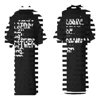 55 Geburtstag Geschenk 55 Jahre Legendär Seit September 196 T-Shirt - Seseable
