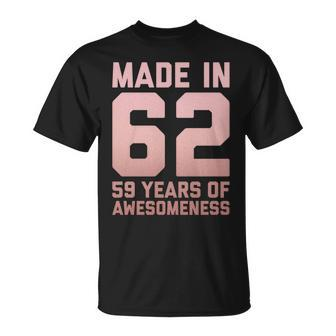 59. Geburtstags T-Shirt für Männer und Frauen, 59 Jahre Alt - Seseable