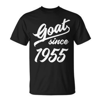 67 Geburtstag 67 Jahre Alte Ziege Seit 1955 T-Shirt - Seseable