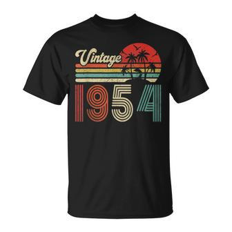 69 Year Old Vintage 1954 69 Birthday Geschenke Frauen Männer T-Shirt - Seseable