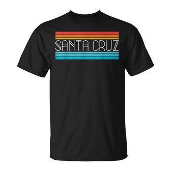 70S 80S Ca California Santa Cruz Beach Vintage Retro Summer T-Shirt - Seseable
