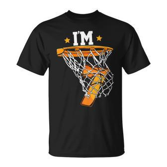 7Th Birthday Basketball Im 7 Boys Kids 7Th Birthday Unisex T-Shirt | Mazezy