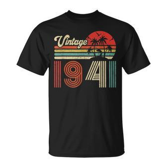 82 Jahre Alt Vintage 1941, T-Shirt zum 82. Geburtstag für Frauen und Männer - Seseable
