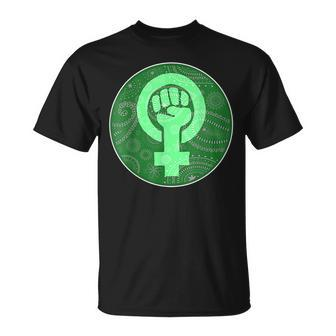 Abortion Rights Feminist Fist Green Bandana Pro Choice  Unisex T-Shirt