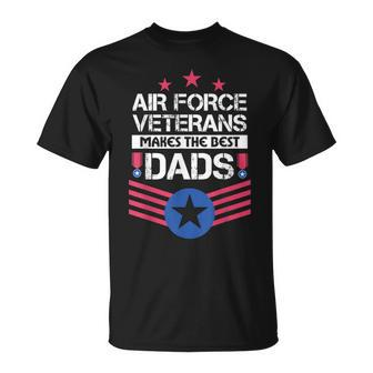Air Force Veterans Makes The Best Dad Vintage Us Military T-Shirt - Seseable