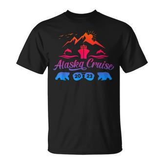 Alaska Cruise 2023 Family Summer Vacation Travel Matching Unisex T-Shirt | Mazezy