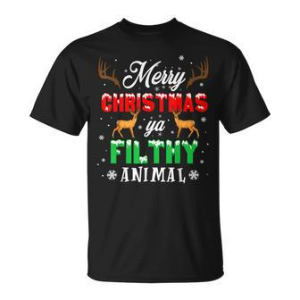 Alone At Home Movies Merry Christmas You Filty Animal V4 T-shirt - Thegiftio UK