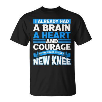 I Already Had A Brain And A Heart Knee And Hip Replacement T-Shirt - Seseable