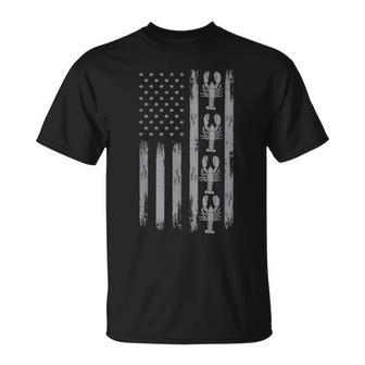 American Crayfish Outfit Louisiana Crawfish Usa Flag Unisex T-Shirt | Mazezy