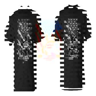 American Flag Belgian Malinois Dad Mom Dog Lover 4Th Of July T-shirt - Seseable