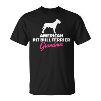 American Pit Bull Terrier Grandma Unisex T-Shirt | Mazezy