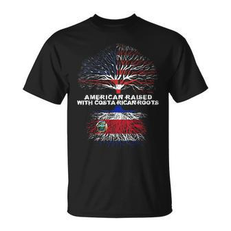 American Raised With Costa Rican Roots Costa Rica T-Shirt - Seseable
