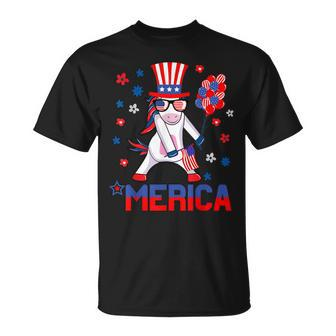 American Unicorn Americorn Uncle Sam Merica 4Th Of July Unisex T-Shirt | Mazezy