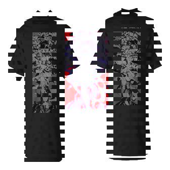 Anime Horror Aesthetic Scary Creepy Girl Japanese Otaku Unisex T-Shirt | Mazezy