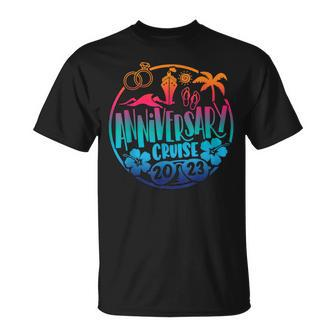 Anniversary Cruise 2023 Tie Dye Marriage Anniversary T-Shirt - Seseable
