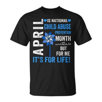 April Is Child Abuse Prevention Month Child Abuse Awareness Unisex T-Shirt | Mazezy