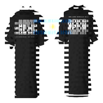 Argentina Flag Football Soccer Fan Men Women Kids T-shirt | Seseable UK