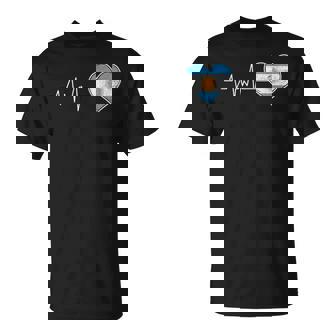 Argentina Heartbeat Proud Argentina National Team T-shirt | Seseable UK