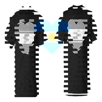 Argentinian Heart Flag T Vintage Made In Argentina T-shirt | Seseable UK