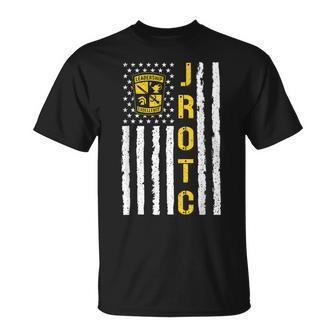 Army Jrotc American Flag Junior Rotc Leadership Excellence T-Shirt - Seseable