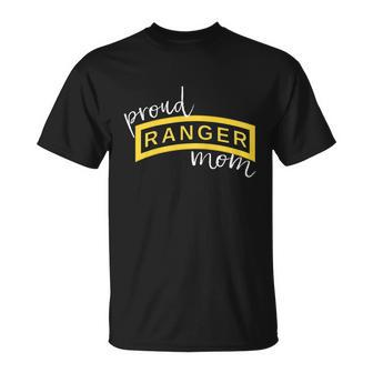 Army Ranger Mom Gift Proud Ranger Mom Tab Gift Unisex T-Shirt - Monsterry CA