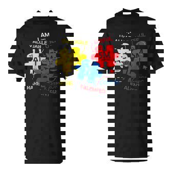 Autism Awareness Puzzle Periodic Table Elements Mom Dad T-shirt - Thegiftio UK