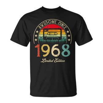 Awesome Since 1968 Vintage 1968 54Th Birthday 54 Years Old T-Shirt - Seseable