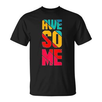 Awesome Broken Letters Unisex T-Shirt - Monsterry CA