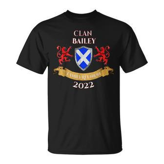 Bailey Family Reunion 2022 Scottish Clan T-shirt - Seseable