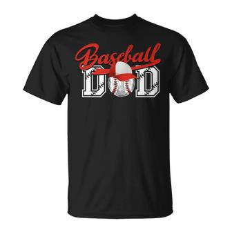 Baseball Dad Game Day Baseball Fathers Day T-shirt - Thegiftio UK