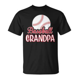Baseball Grandpa Birthday Gift For GrandpaFathers Day Gift For Mens Unisex T-Shirt | Mazezy