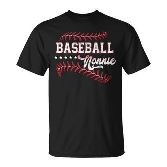 Baseball Nonnie Funny Baseball Nonnie Mothers Day Gift Gift For Womens Unisex T-Shirt | Mazezy CA