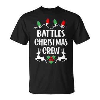 Battles Name Gift Christmas Crew Battles Unisex T-Shirt - Seseable