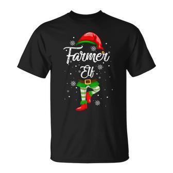 Bauern-Elfen-Kostüm Lustiges Weihnachtsgeschenk Team-Gruppe T-Shirt - Seseable