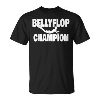 Bellyflop Champion T Belly Flop Unisex T-Shirt - Seseable