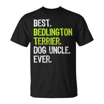 Best Bedlington Terrier Dog Uncle Ever Unisex T-Shirt | Mazezy