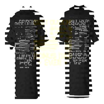 Best Buckin Bonus Dad Ever Gun Camo Fathers Day T-shirt - Thegiftio UK