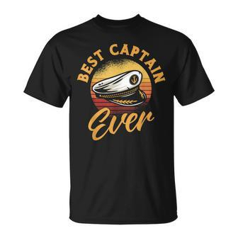 Best Captain Ever Captain Boating Unisex T-Shirt - Seseable