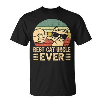 Best Cat Uncle Ever Bump Fit Fathers Day Gift Daddy Dad Unisex T-Shirt