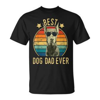 Best Dog Dad Ever Doberman Pinscher Fathers Day Gift Gift For Mens Unisex T-Shirt