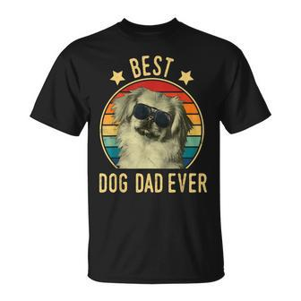 Best Dog Dad Ever Pekingese Fathers Day Gift Gift For Mens Unisex T-Shirt | Mazezy