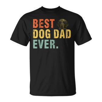 Best Dog Dad Ever T Flat Coated Retriever Unisex T-Shirt | Mazezy