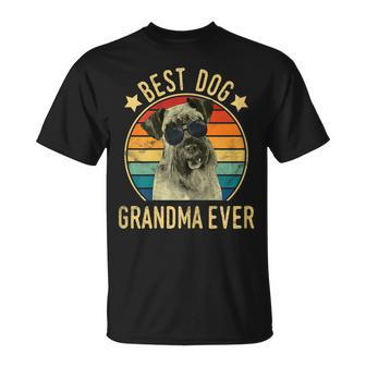 Best Dog Grandma Ever Standard Schnauzer Mothers Day Gift For Womens Unisex T-Shirt | Mazezy