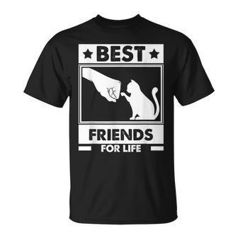 Best Friends For Life Cat Unisex T-Shirt | Mazezy