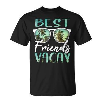 Best Friends Vacay Vacation Squad Group Cruise Drinking Fun  Unisex T-Shirt