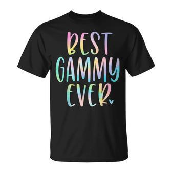 Best Gammy Ever Gifts Grandma Mothers Day Tie Dye Unisex T-Shirt - Seseable